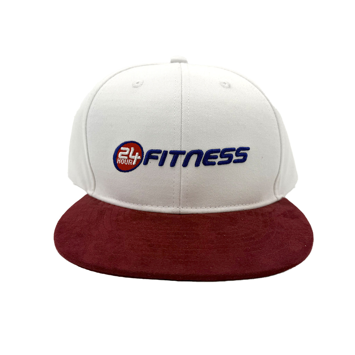 PRESALE 24 Hour Fitness Hat - White/Maroon