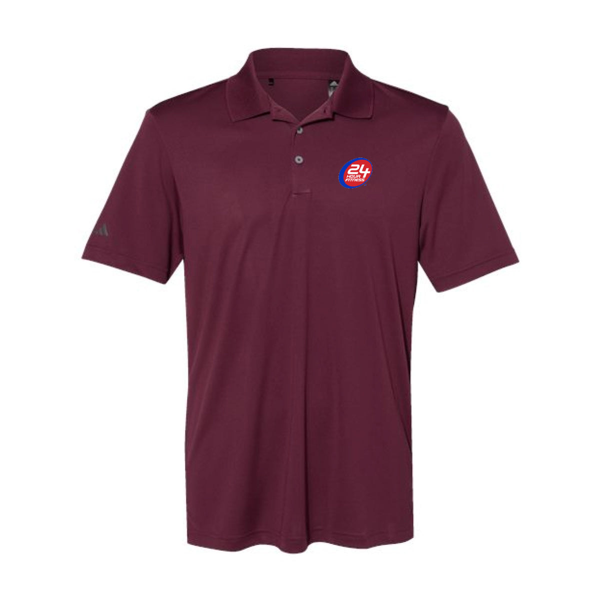 Men's Adidas Polo - Maroon