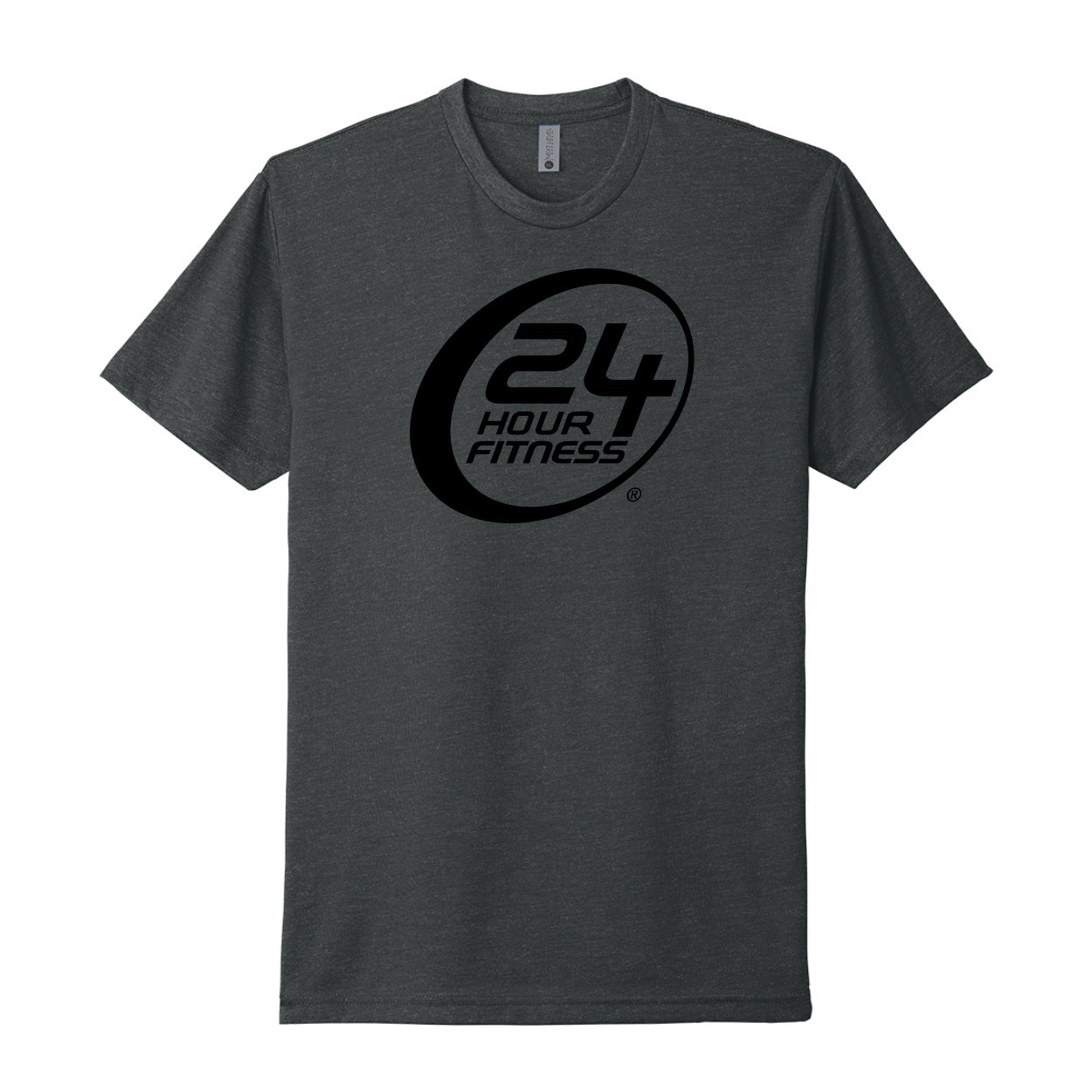 24 Hour Logo Tee - Charcoal – 24 Hour Fitness Apparel Store