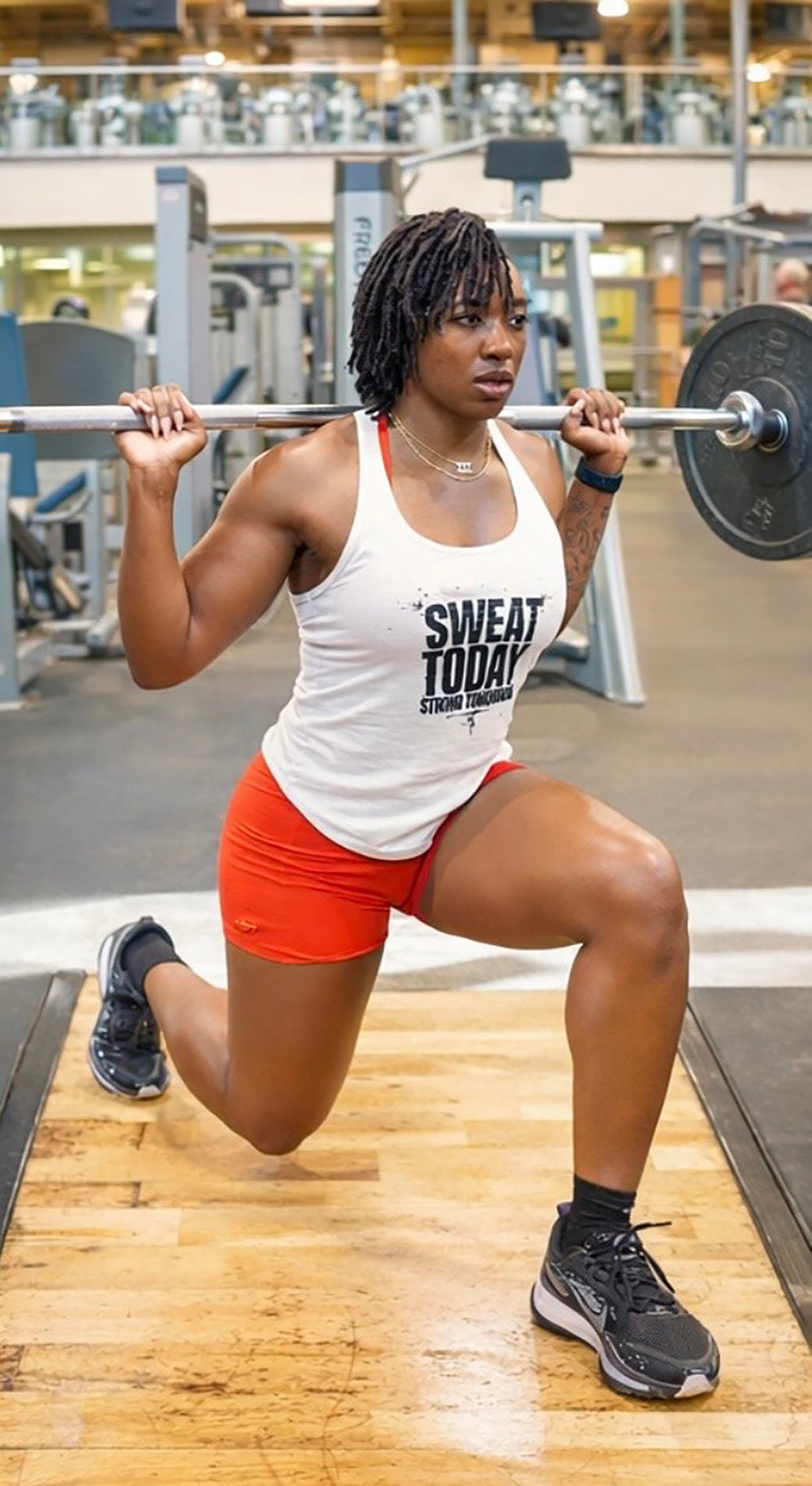 Women's Sweat Today Racerback Tank - White