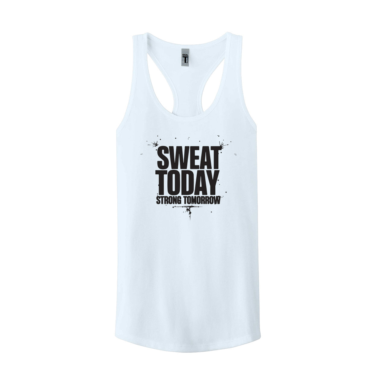 Women's Sweat Today Racerback Tank - White