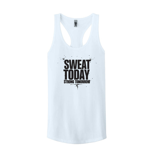 Women's Sweat Today Racerback Tank - White