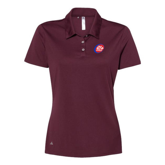 Women's Adidas Polo - Maroon