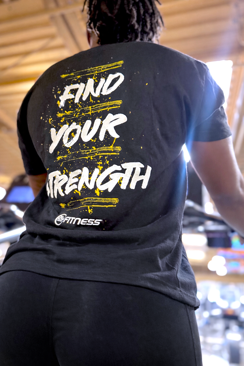 Find Your Strength Tee - Black