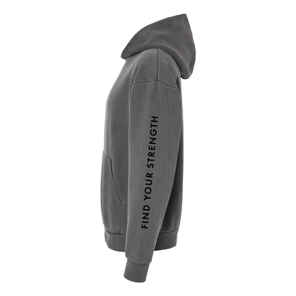 Find Your Strength Pullover Hoodie - Black