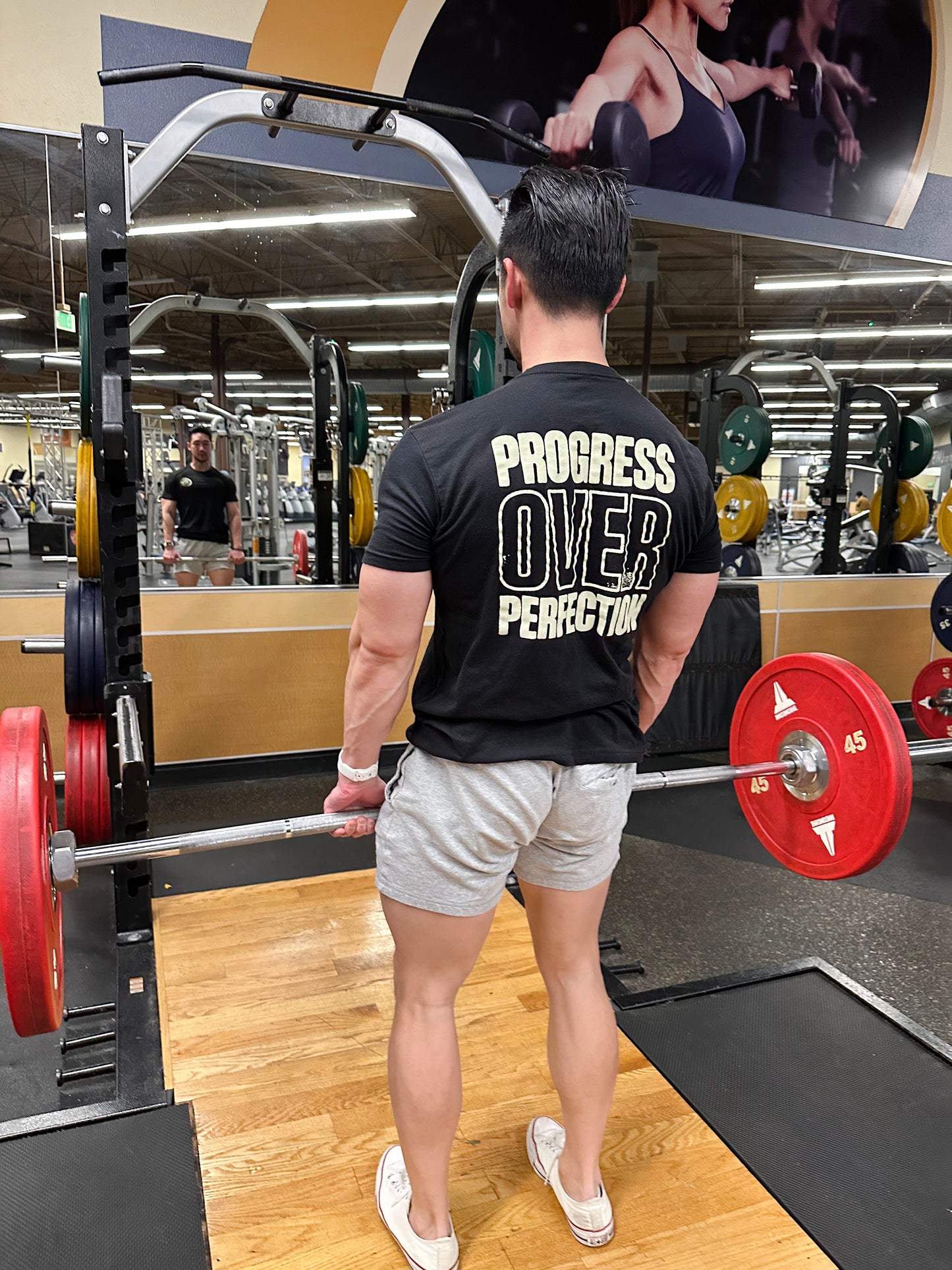Progress Over Perfection Tee - Black